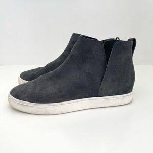 Birdies The Falcon Graphite Suede Grey High Top Sneakers Booties Shoes Size 9
